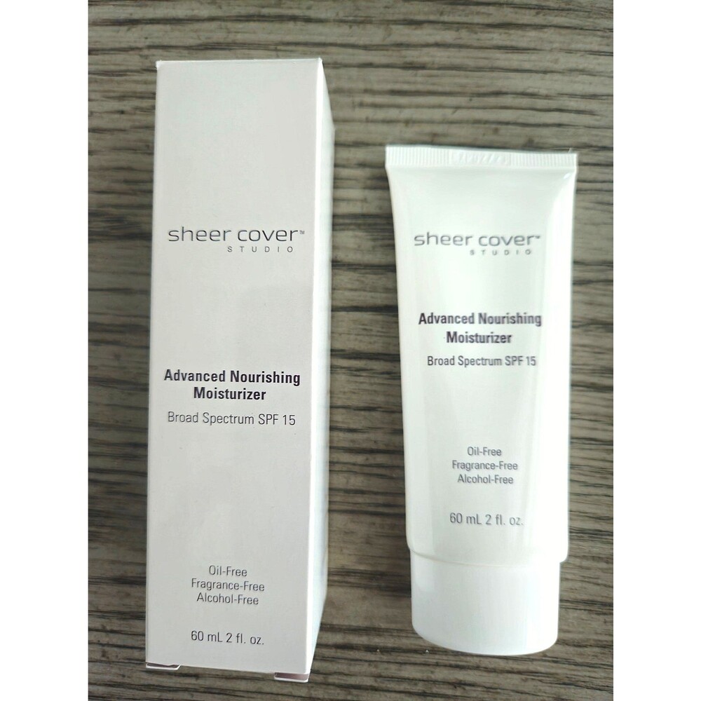Sheer Cover Advanced Nourishing Moisturizer SPF 15 2 oz. SEALED Discontinued HTF